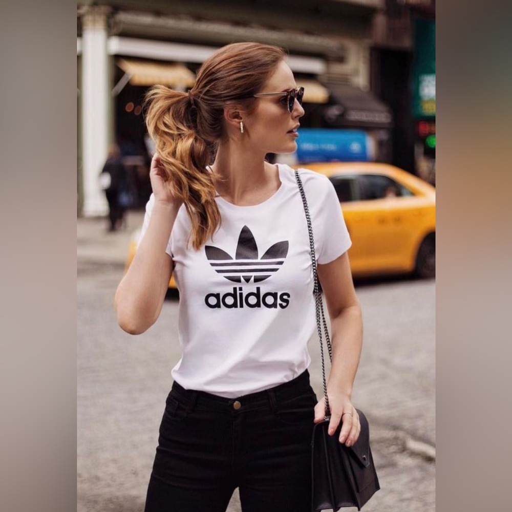 Adidas Women's White T-Shirt
